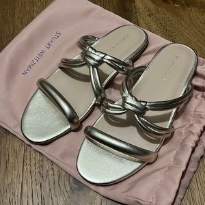 Stuart Weitzman Twist Knot Flat Sandals